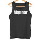 Akpinar Familie Nachname Türkisch Stolz Türkei Tank Top