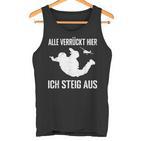 Alleerrückt Hier Skydiving Skydive S Tank Top