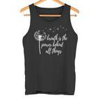 Atem Ist Die Kraft Hinter Allen Dingen Tank Top