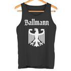 Ballmann Deutscher Nachname Familie Nachname Deutschland Tank Top