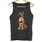 Belgischer Malinois Hund Graphic Pet Belgische Malinois Tank Top