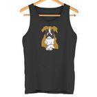 Boxer Dog In Bag Boxer Dog In Bag Dog Boxer Tank Top