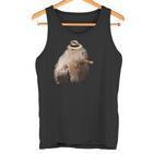 Capybara Man Wallet Cute Tank Top