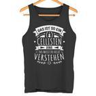 Cellist Musiker Cello Das Ist So Ein Cellisten Ding Tank Top