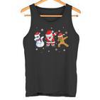 Dabbing Santa Claus For Children  Tank Top