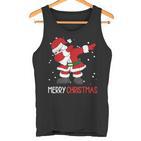 Dabbing Santa Claus Dab Dap Weihnachten Tank Top