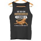 Damen Bartagamen Sachen Ist So Ein Bartagame Ding Bartagame Mit-Ausschnitt Tank Top