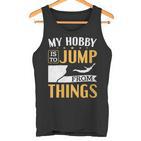 Damen Cliff Jump Mein Hobby Iston Dingen Zu Springen Klippenspringen Mit-Ausschnitt Tank Top