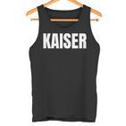 Damen Kaiser Nachname Familie Team Ehe Familienfeier Mit-Ausschnitt Tank Top