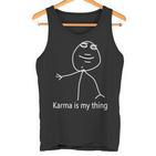 Damen Karma Ist Mein Ding Mit-Ausschnitt Tank Top