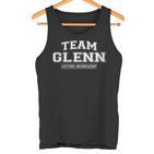 Damen Team Glenn Stolzer Familienname Nachname Geschenk Mit-Ausschnitt Tank Top