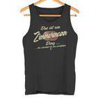 'Das Ist Ein Zimmermann Ding' Family Tank Top