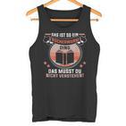 Das Ist So Ein Bücherwurm Ding Lesen Bookworm Readerrat Tank Top