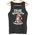 Frohe Weihnachten Otter Frohe Weihnachten Tank Top