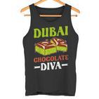 Dubai Chocolate Slogan Tank Top