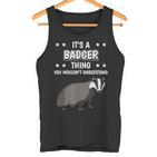 Ist So Ein Dachs Ding Saying Badger Tank Top