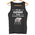 Ist So Ein Elefant Ding Lustiger Spruch Elefanten Tank Top