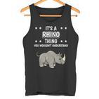 Ist So Ein Nashorn Ding Lustiger Spruch Nashörner Tank Top