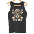 Lausbua Costume Oktoberfest Deer Servus Tank Top