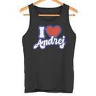 I Love Andrej Tank Top