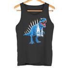 Menorasaurus Rex Menorahsaurus Hannukah Dinosaur Tank Top