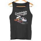 Model Railway Saying Eisenbahn Liebe Damplok Modellbau Tank Top