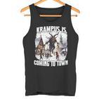 Perchten T For The Krampus Run Legend Figure Kramperl T Krampus Tank Top