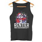 Reindeer War Ausverkauft Weihnachten Husky Fest Slogan Tank Top