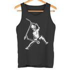 Scooter Stunt Skeleton Scooter  Tank Top