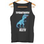 T-Rex Überbiss Meme T-Rex Party  Tank Top