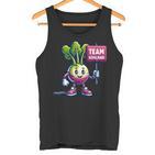 Team Kohlrabi Kohlrabi Mascot egetable Tank Top