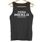 Team Merlo Proud Family Name Surname  Tank Top