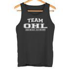 Team Ohl Proud Family Last Name Long-Sleeved Tank Top