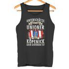 Unterschätze Niemals Einen Unioner Aus Köpenick Football Fans Tank Top