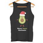 Vegan Christmas Avocado Xmas Christmas egan Tank Top