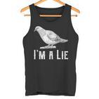 Vintage I Am A Lie Bird Aren't Real Spies Great  Tank Top