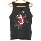 Volleyball Santa Claus Christmas Tank Top