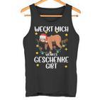 Wecke Mich Wenn Es Geschenke Gibt Christmas Tank Top