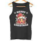 Weihnachtsmütze Weihnachten Lichterkette Einsiedlerkrebs Tank Top