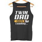 Werdender Papa Twin Dad 2025 Loading Twin Dad Tank Top