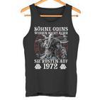 Wikinger T Männer Odin Wikinger Jahrgang 1972 Geburtstags Tank Top