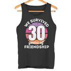 Wir Überlebben 30 Jahre Freundschaft Group Customisation Tank Top