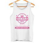 Anja Name First Name Name Day Das Ist Ein Anja Ding Tank Top