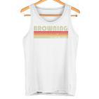 Browning Last Name Retrointage 80S Birthday Tank Top