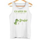 Kinder Ich Werde Ein Großer Bruder 2025 Dinosaur Baby  Tank Top