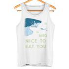 Megalodon Shark Fossil Meg T  Tank Top