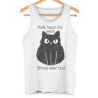 Nett Kann Ich Auch Bringt Aber Nix Cat Fun Gray S Tank Top