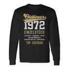 51 Jahre Oldtimer 1972Intage 51St Birthday Langarmshirts