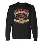 Achtung Es Ist Ein Nguyen Ding Nachname Namensschild Langarmshirts