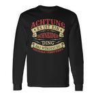 Achtung Es Ist Ein Schneider Ding Nachname Namensschild Langarmshirts